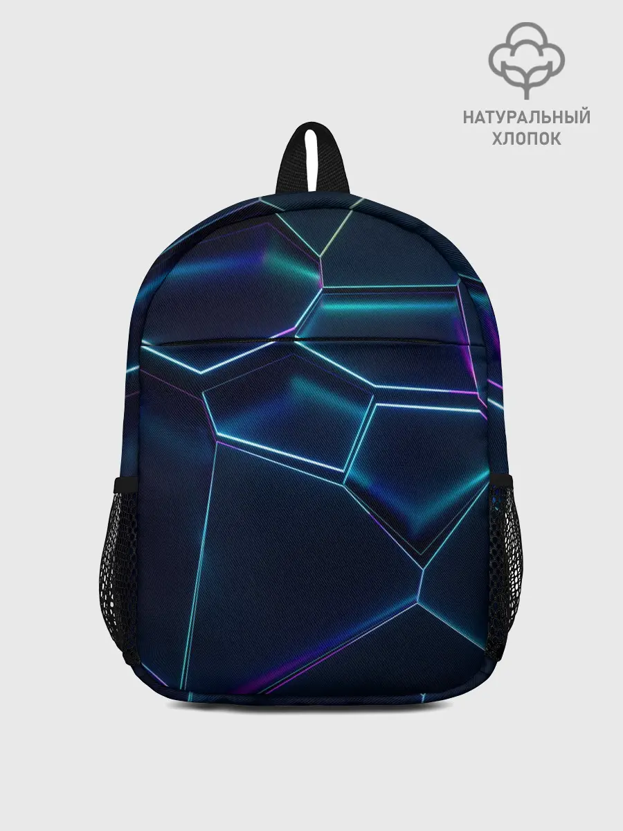 Рюкзак детский / 3D ПЛИТЫ | НЕОНОВЫЕ ПЛИТЫ