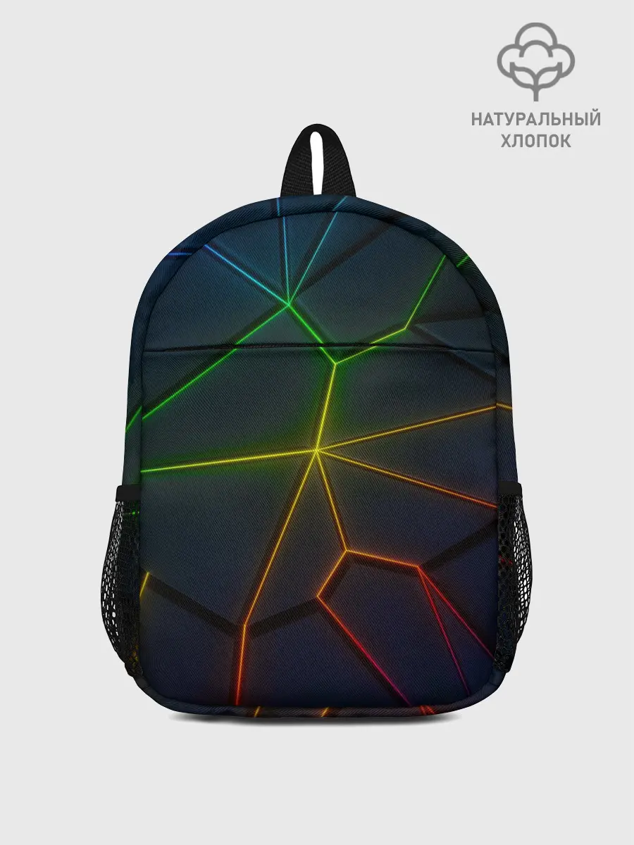 Рюкзак детский / НЕОНОВЫЕ ПЛИТЫ | 3D ПЛИТЫ