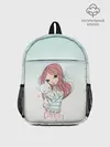 Рюкзак детский / Девочка и любимый кот арт