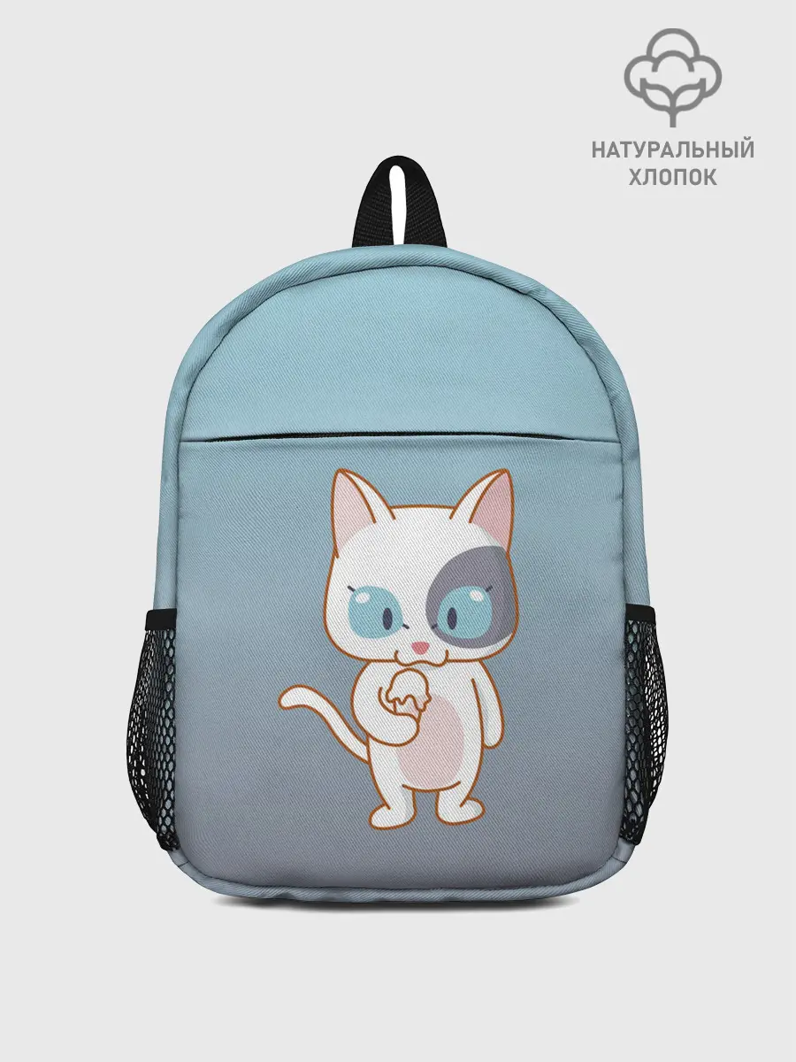 Рюкзак детский / кот с мороженкой