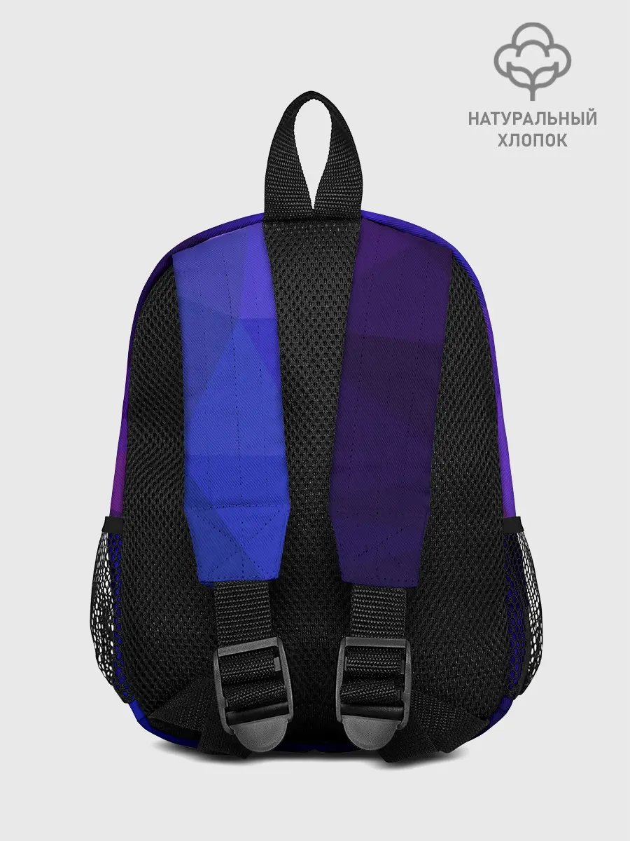 Рюкзак детский / полигональный космонавт