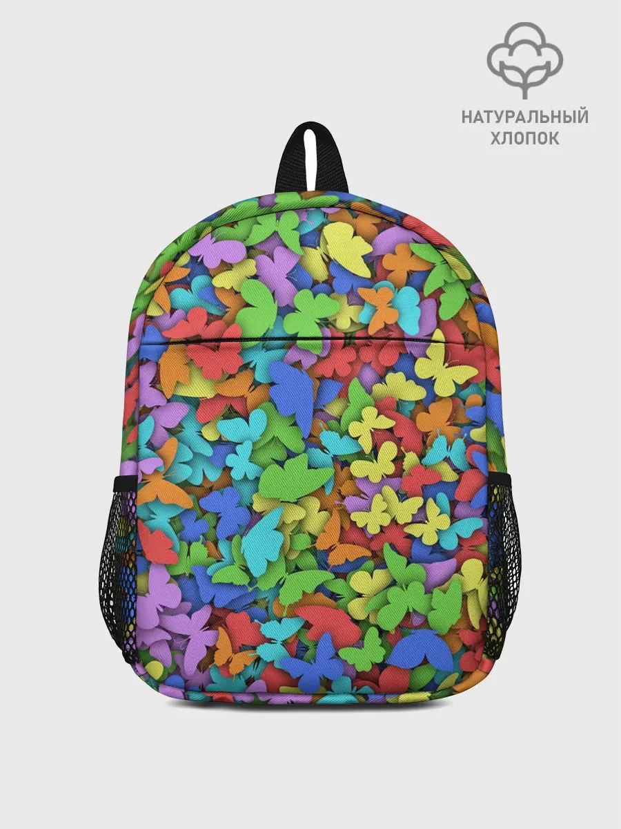 Рюкзак детский / Разноцветные бабочки
