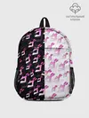 Рюкзак детский / Розовые джоджо на чернобелом