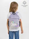 Рюкзак детский / единорожек на фиолетовом