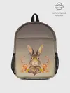 Рюкзак детский / заяц в цветочках