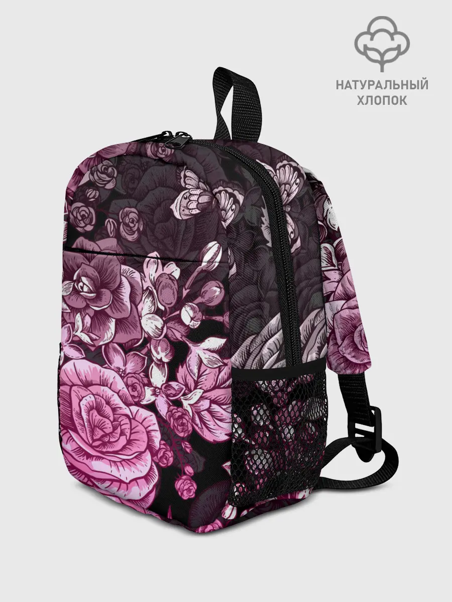 Рюкзак детский / РОЗЫ | ROSES | БАБОЧКИ