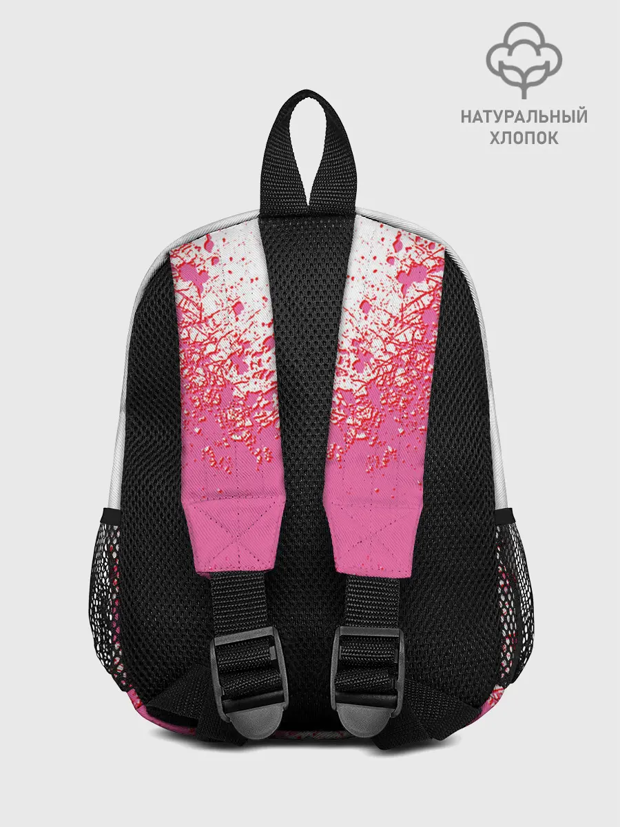 Рюкзак детский / Лого джоджо розовые брызги