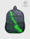 Рюкзак детский / ЗЕЛЕНЫЙ РАЗЛОМ | 3Д РАЗЛОМ