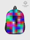 Рюкзак детский / РАЗНОЦВЕТНЫЕ ПИКСЕЛИ / КУБЫ