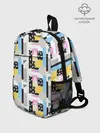 Рюкзак детский / Memphis style geometry