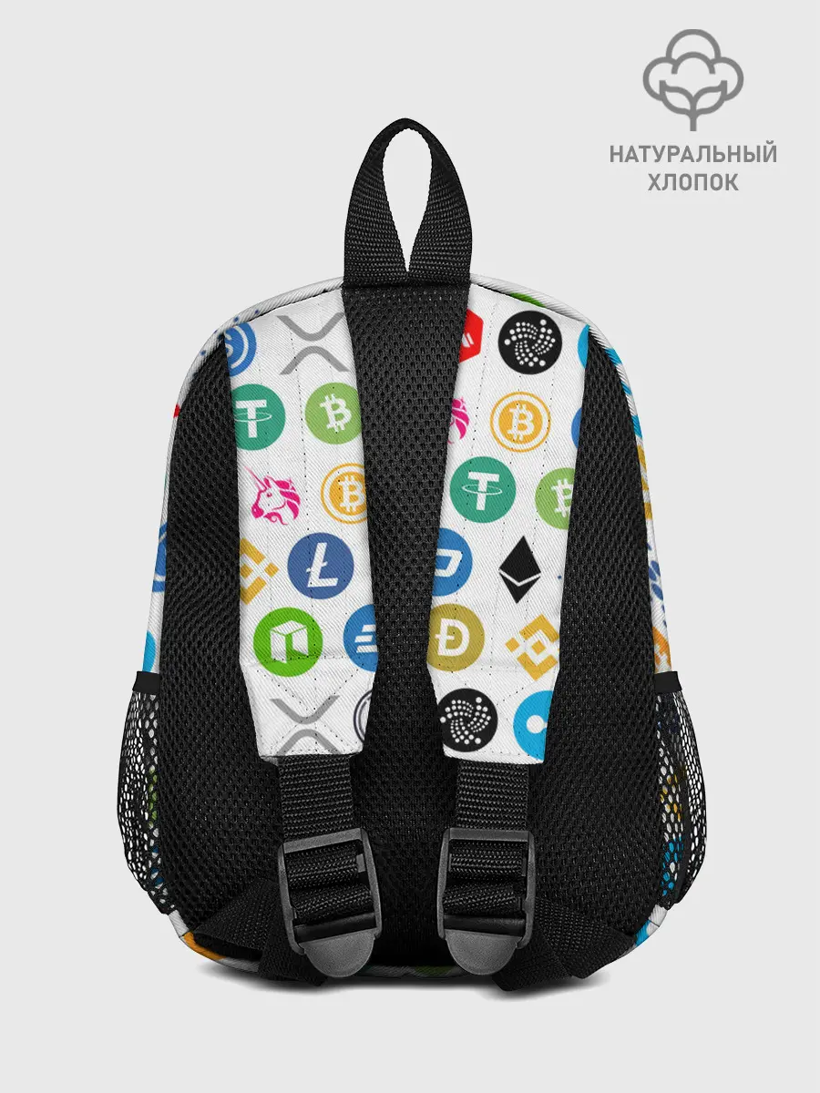 Рюкзак детский / BITCOIN PATTERN | БИТКОИН
