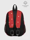 Рюкзак детский / Белый горошек на красном фоне
