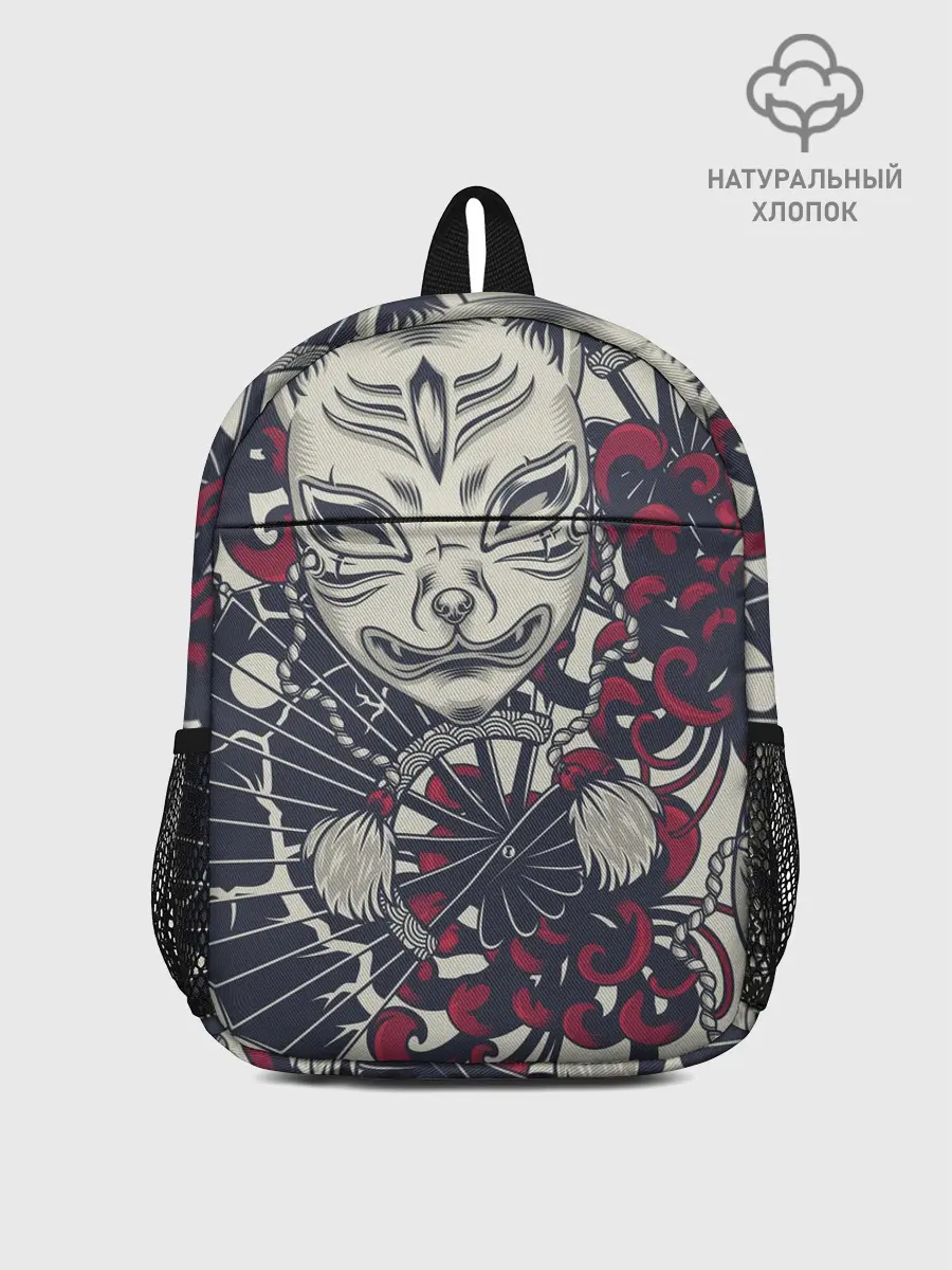 Рюкзак детский / Маска Кицунэ | Маска лисы