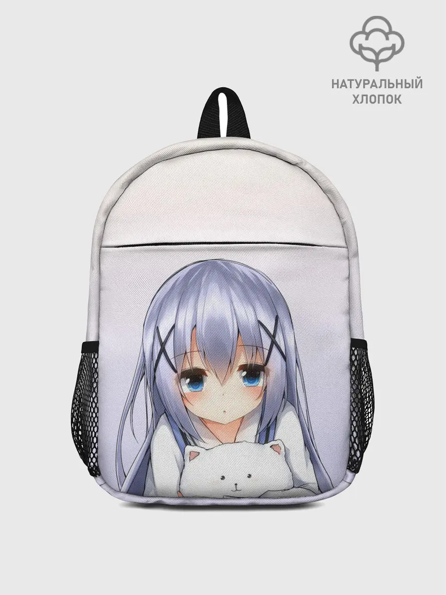 Рюкзак детский / малышка с пушистиком