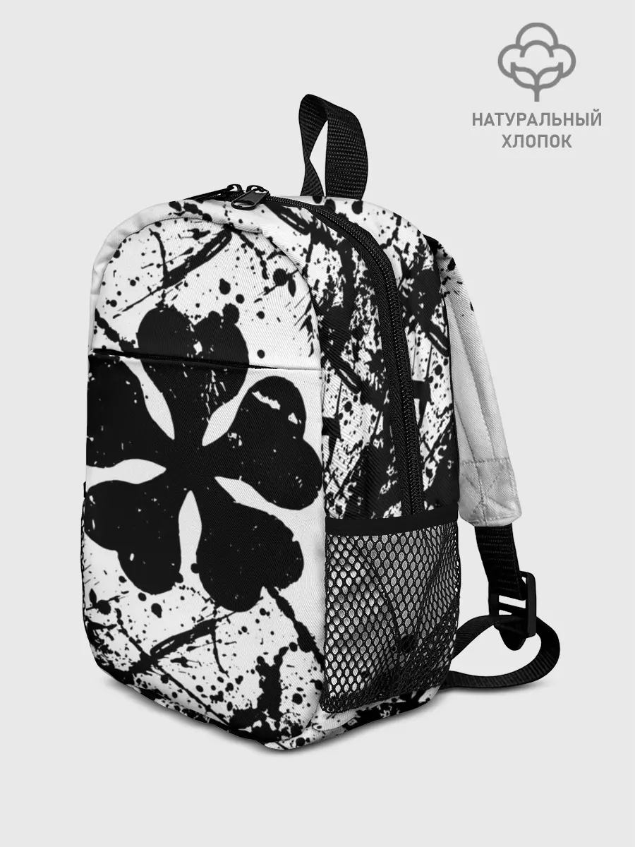 Рюкзак детский / черный клевер,