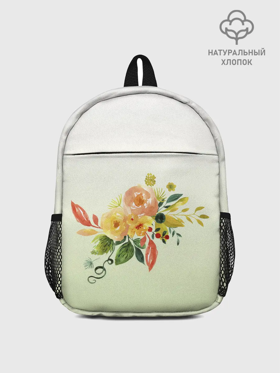 Рюкзак детский / букет рисунок