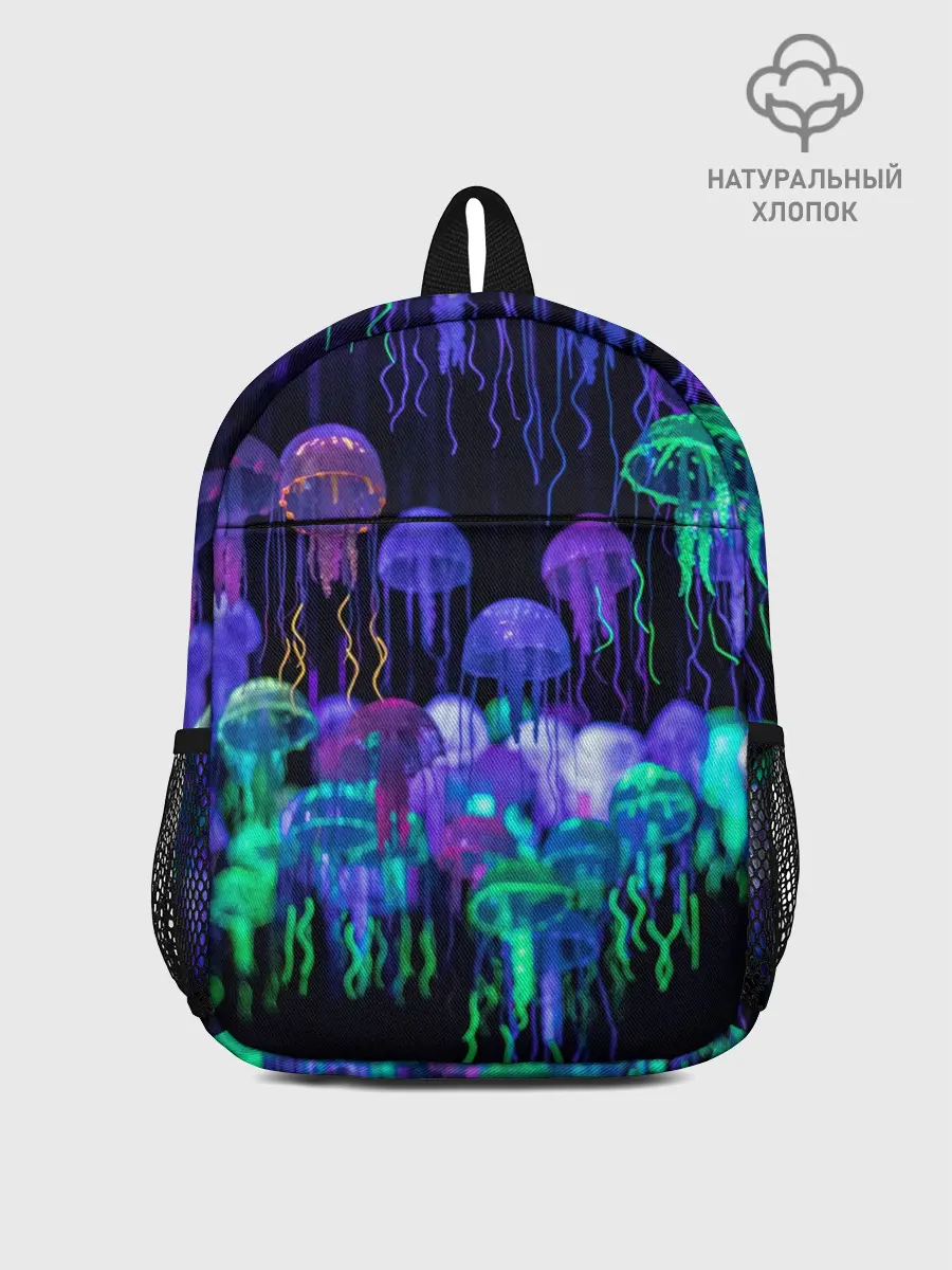 Рюкзак детский / Неоновые медузы
