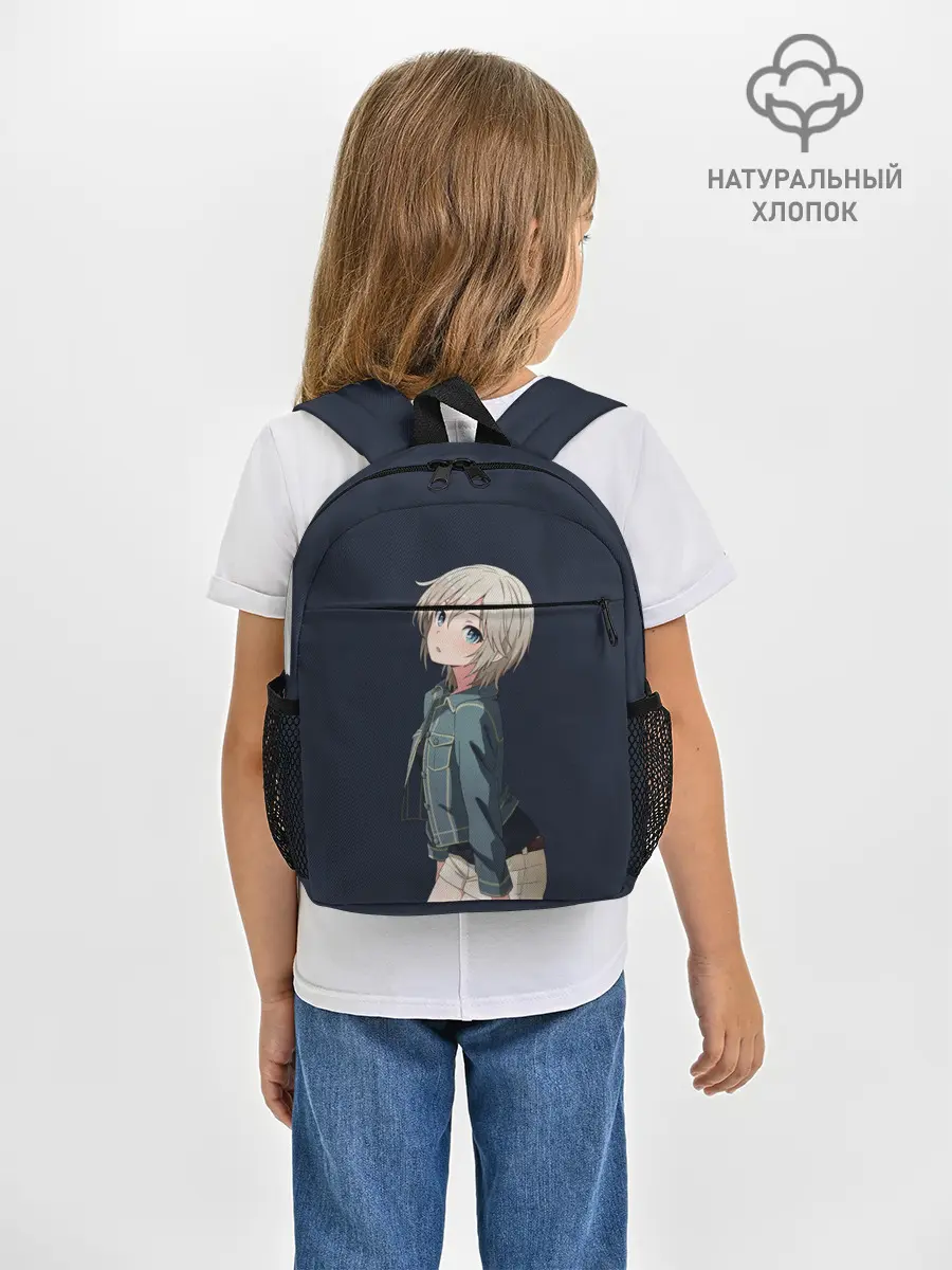 Рюкзак детский / Аниме Тян в джинсовке