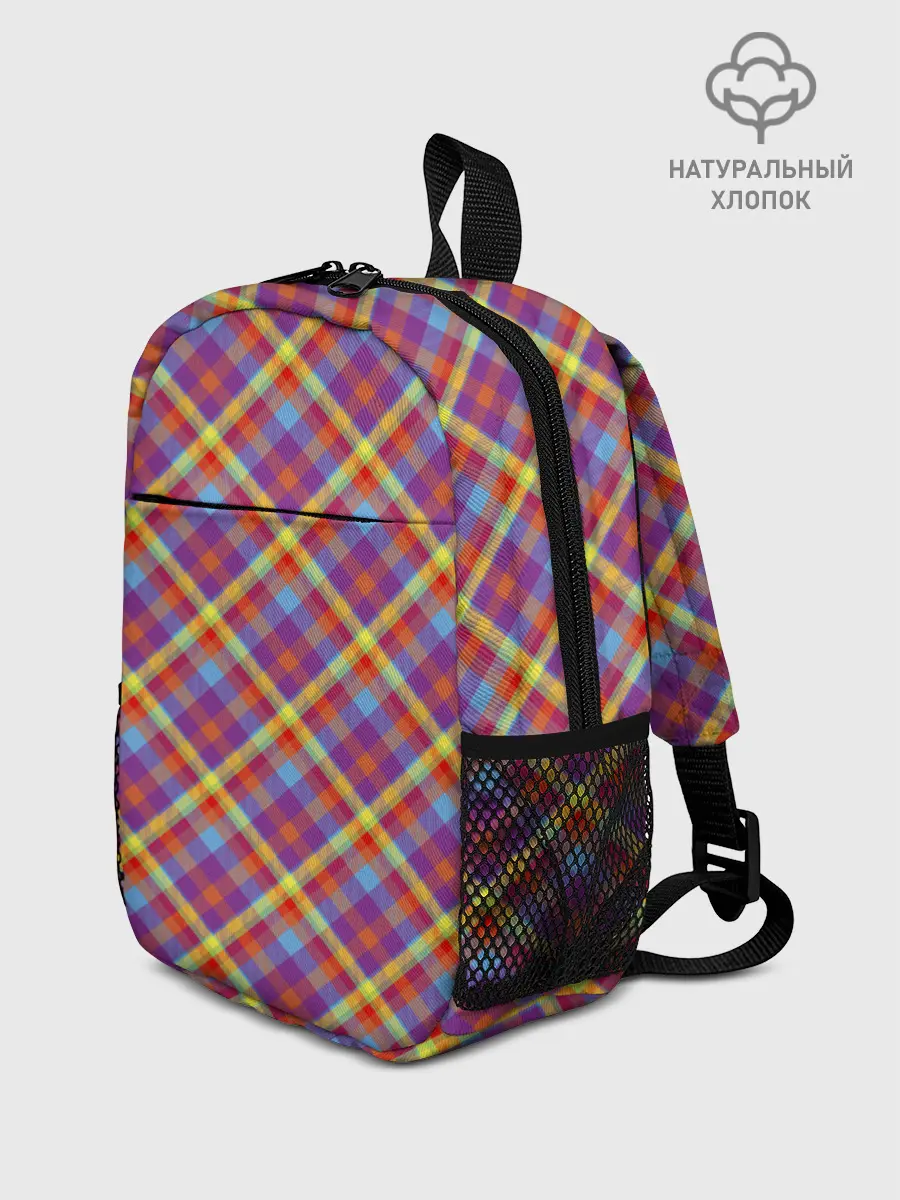 Рюкзак детский / Клеточный узор