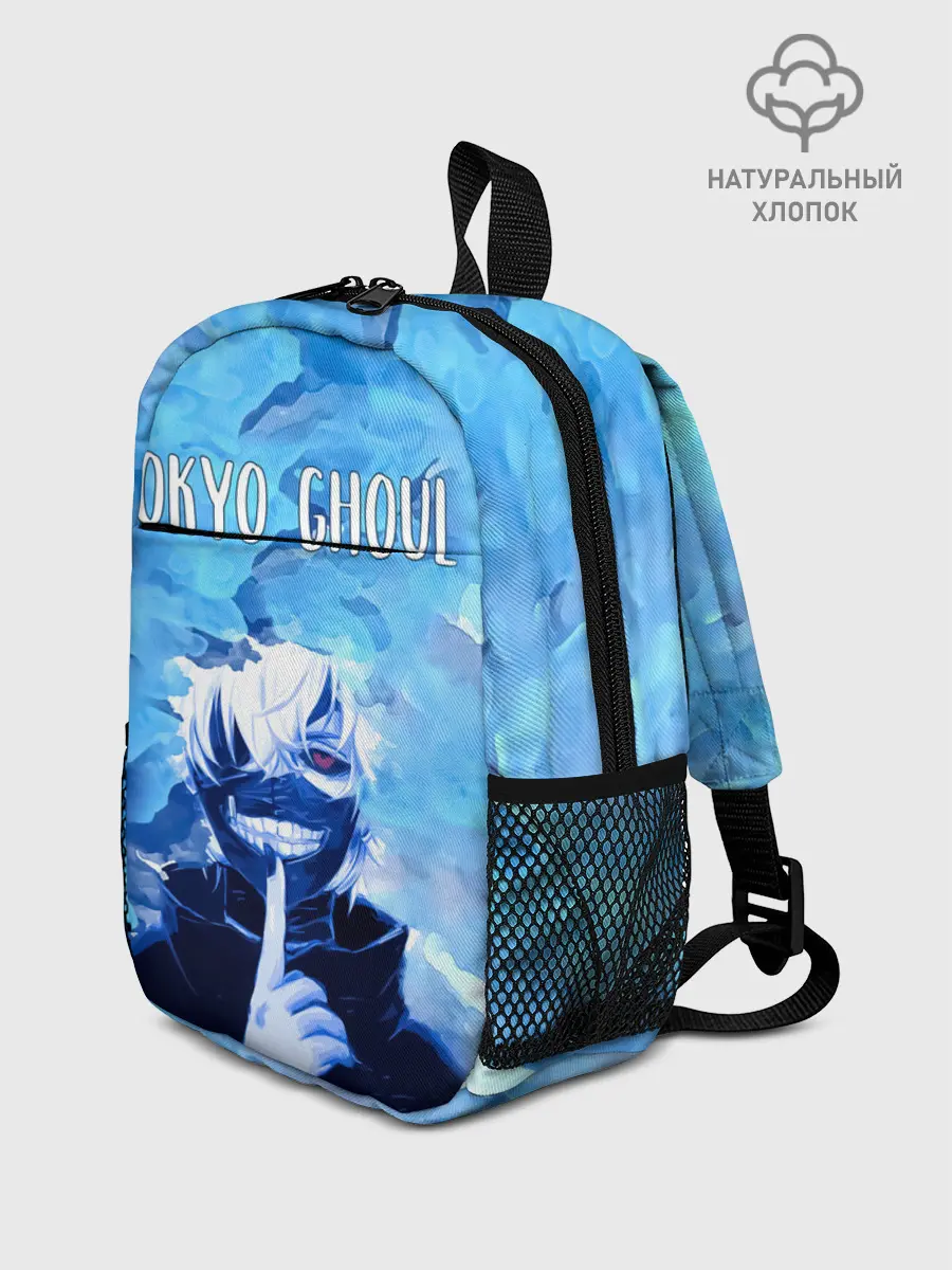 Рюкзак детский / Kaneki Ken на синем фоне