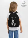 Рюкзак детский / Черно-белый Алукард