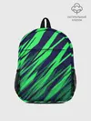 Рюкзак детский / Абстрактный дизайн ,,Зелень