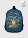 Рюкзак детский / Лиса с цветочным узором