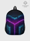 Рюкзак детский / Неоновые грани 3D