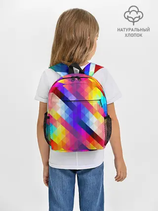 Рюкзак детский / Пиксельная радуга