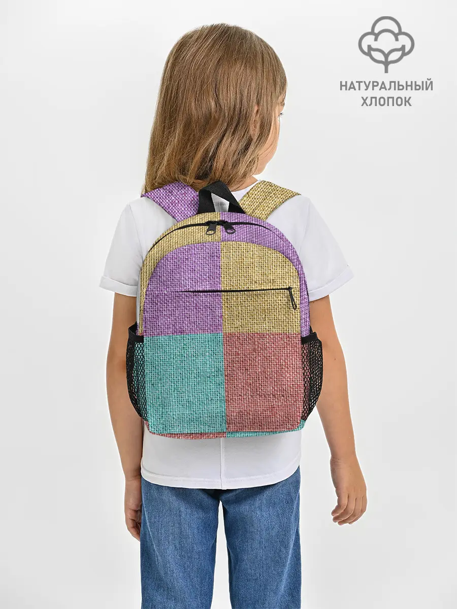 Рюкзак детский / Burlap Patchwork