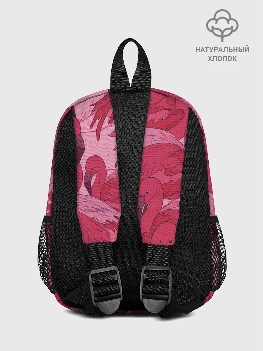 Рюкзак детский / розовые фламинго
