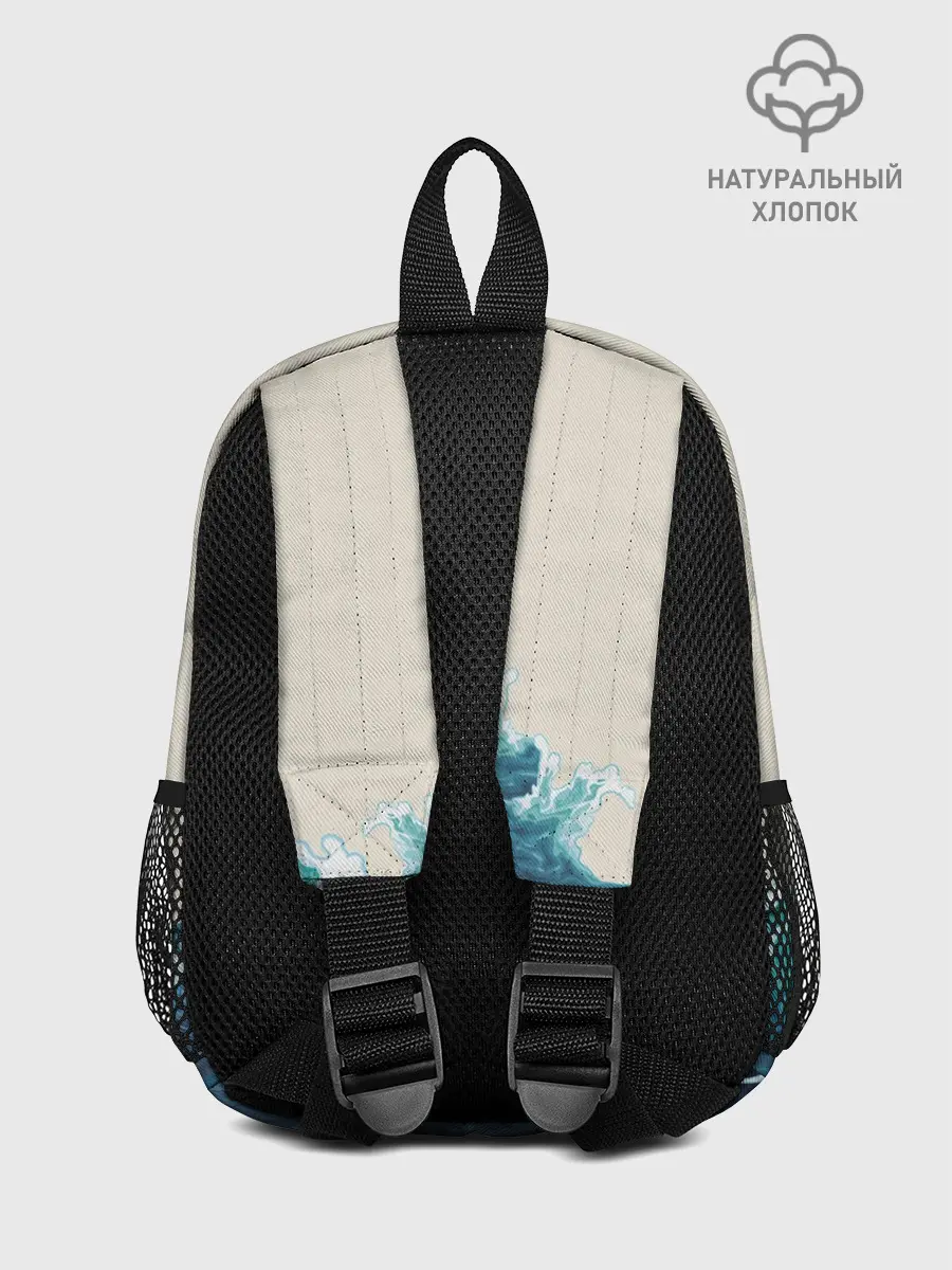 Рюкзак детский / Японский Стиль Волны и Солнце