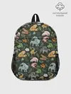 Рюкзак детский / Дикие Звери Паттерн