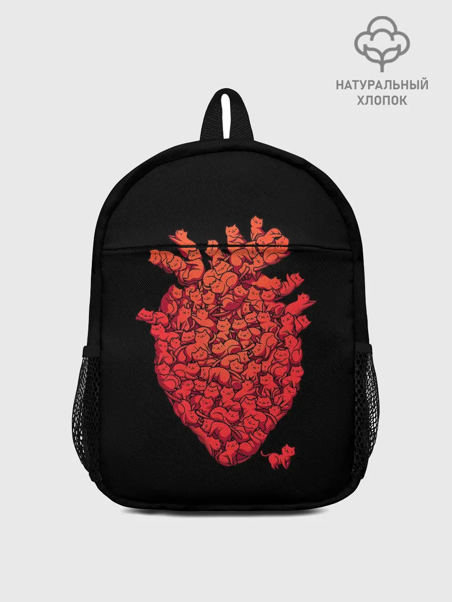 Рюкзак детский / Сердце Из Котиков