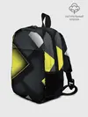 Рюкзак детский / Желто черный ромб