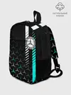 Рюкзак детский / МЕРСЕДЕС / AQUA BLACK GRADIENT