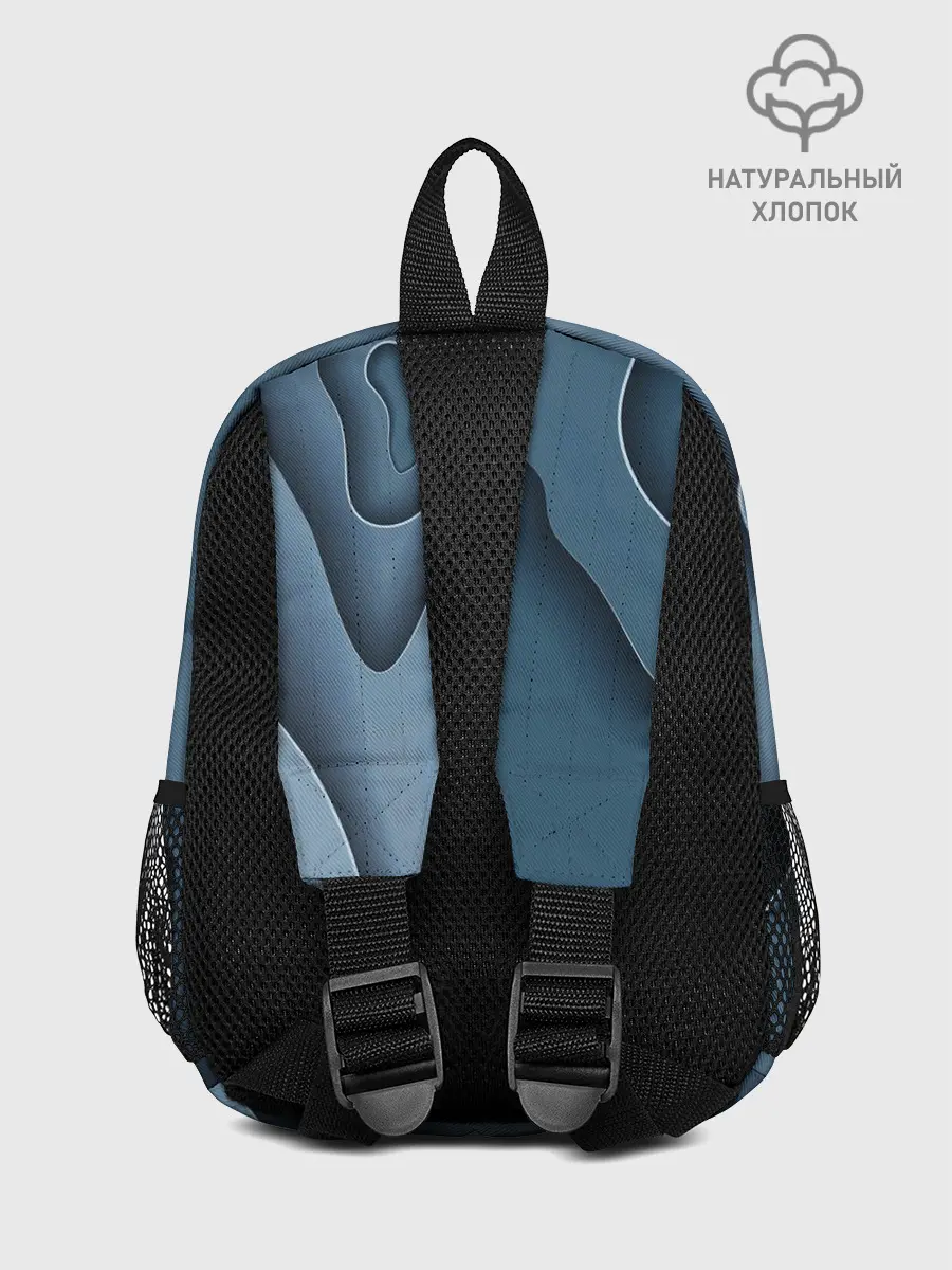 Рюкзак детский / Абстракция бумажные волны