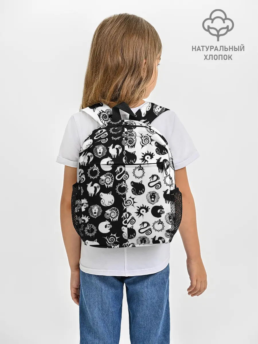 Рюкзак детский / ЭМБЛЕМЫ 7 СМЕРТНЫХ ГРЕХОВ