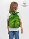 Рюкзак детский / 3d Green abstract