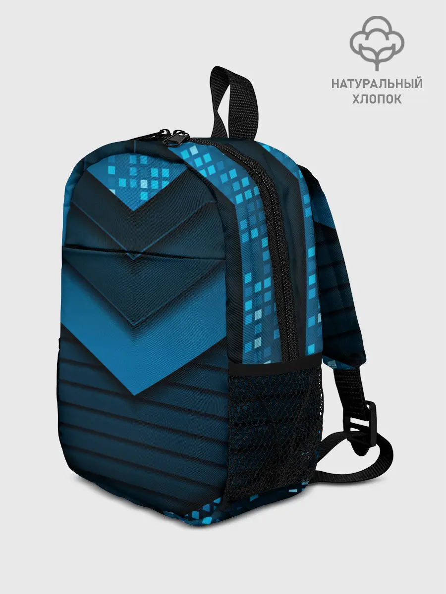 Рюкзак детский / 3D luxury blue abstract