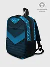 Рюкзак детский / 3D luxury blue abstract