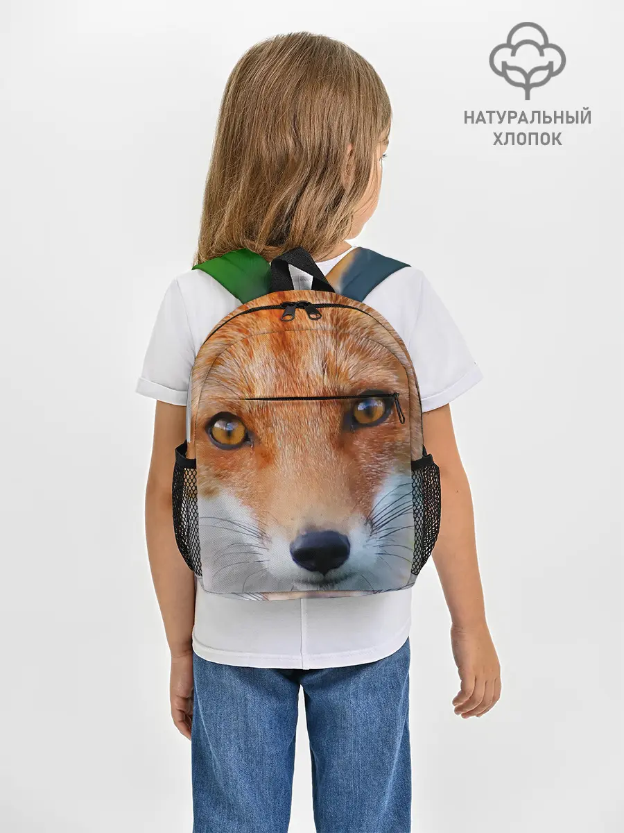 Рюкзак детский / Крупно мордочка лисы