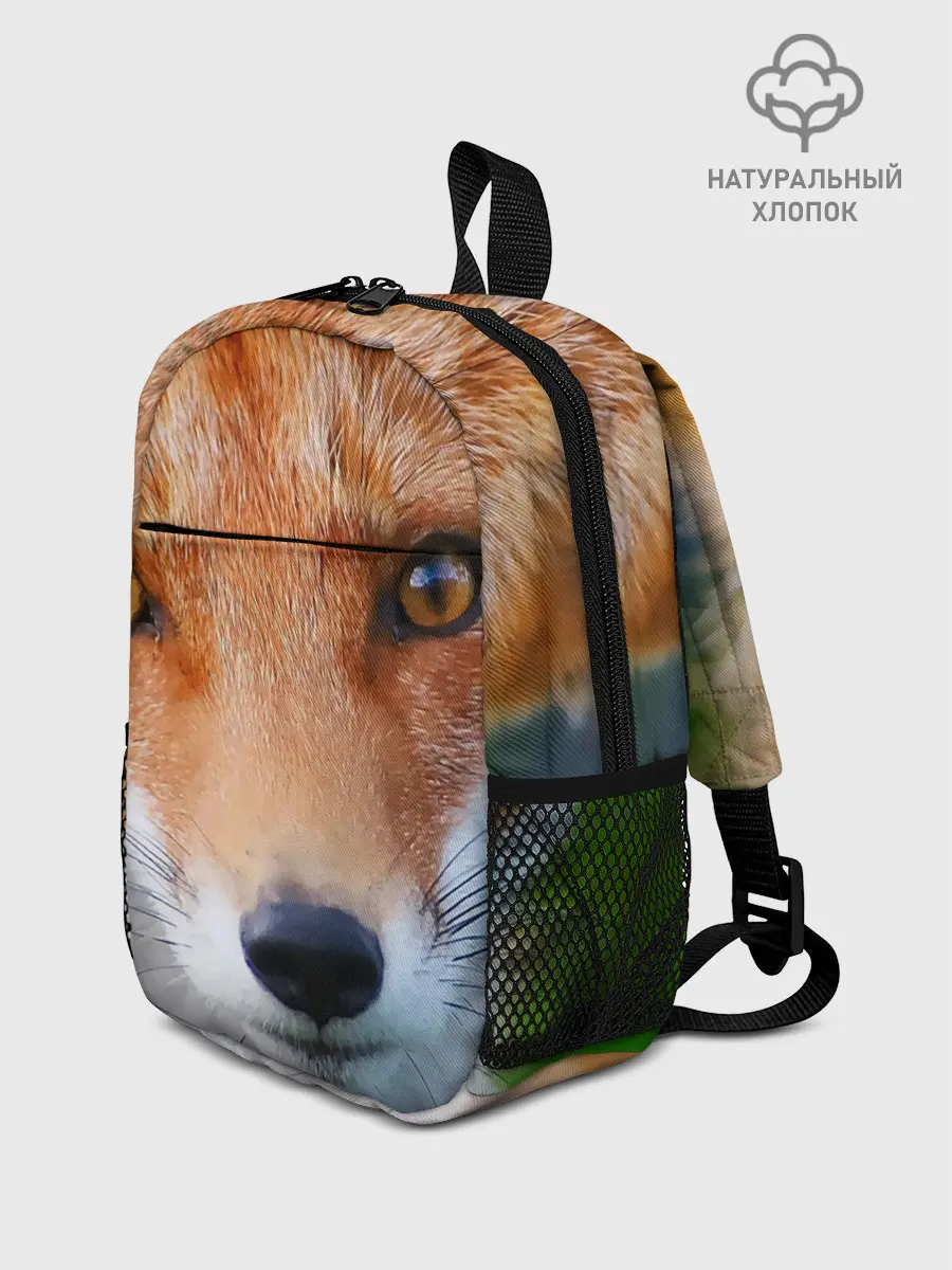 Рюкзак детский / Крупно мордочка лисы