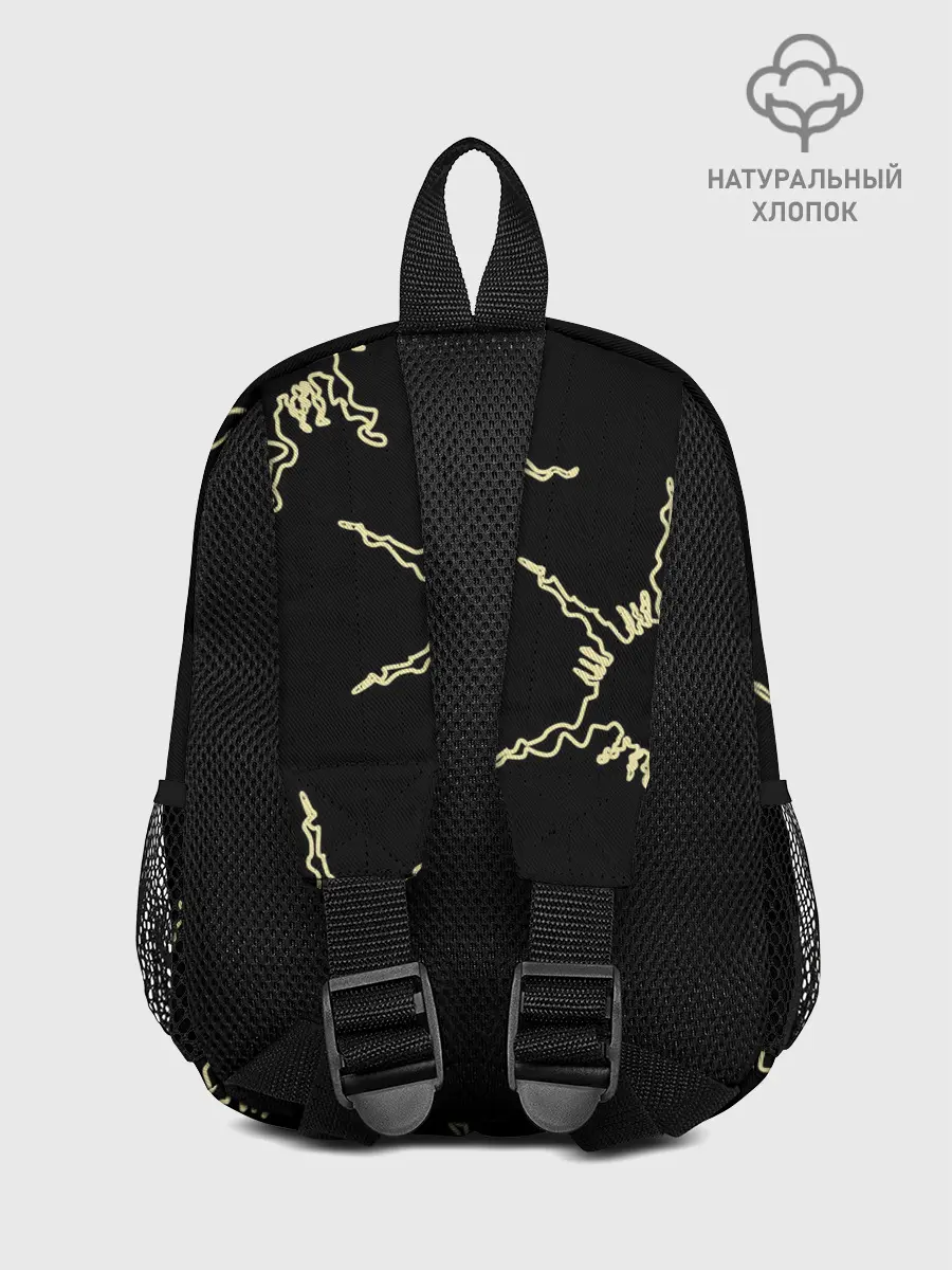 Рюкзак детский / чёрное солнце