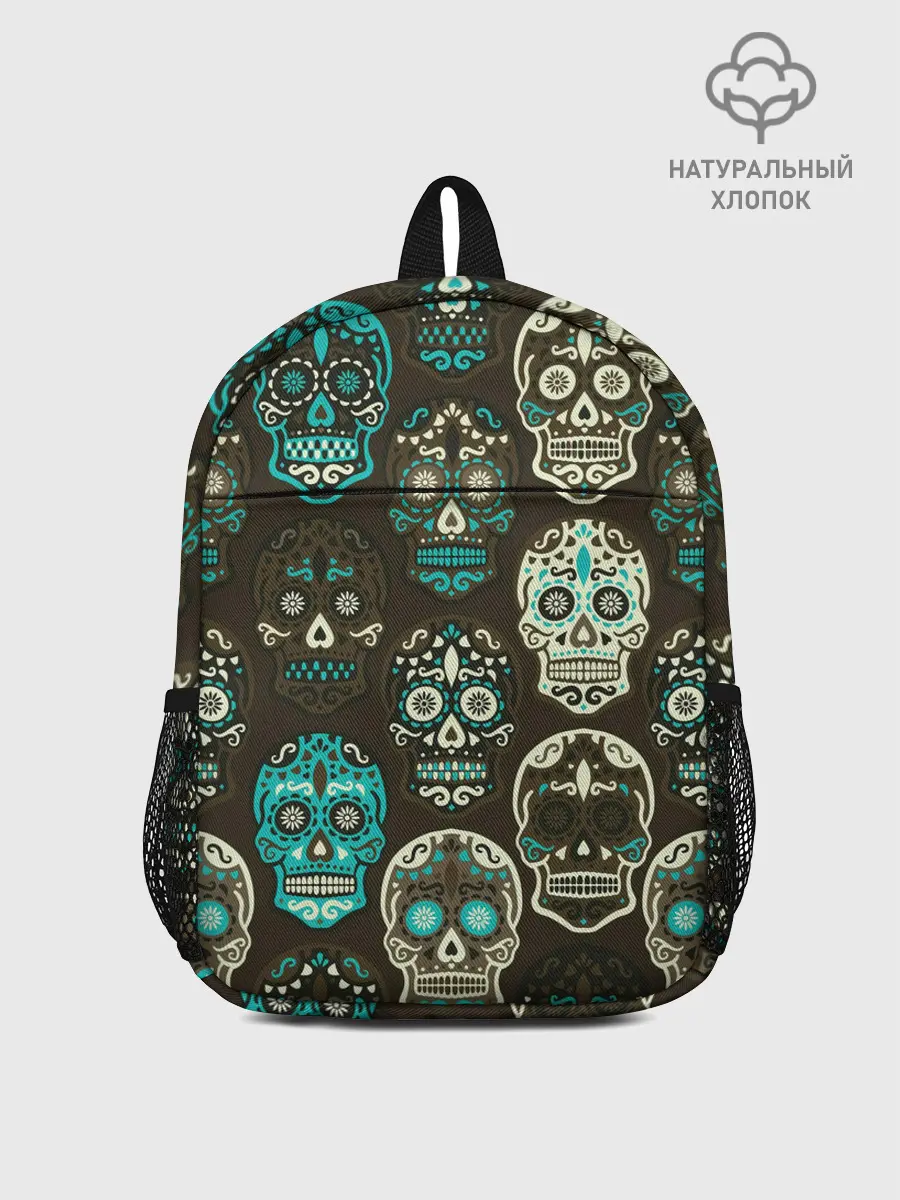 Рюкзак детский / Черепа с узорами