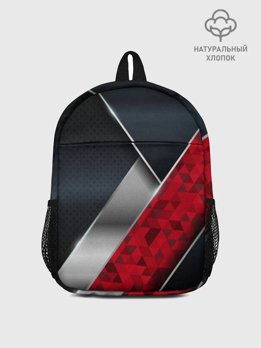Рюкзак детский / 3D BLACK AND RED METAL