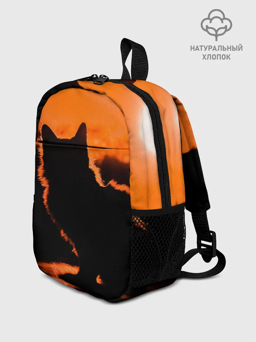 Рюкзак детский / Котенок на фоне заката