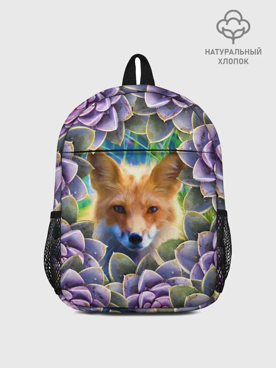 Рюкзак детский / Лиса среди цветов