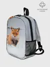 Рюкзак детский / Лисица прыгает по снегу