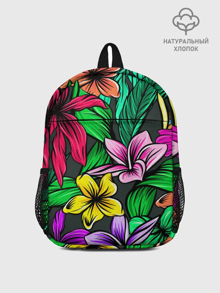 Рюкзак детский / Цветочный фон | Пляжная